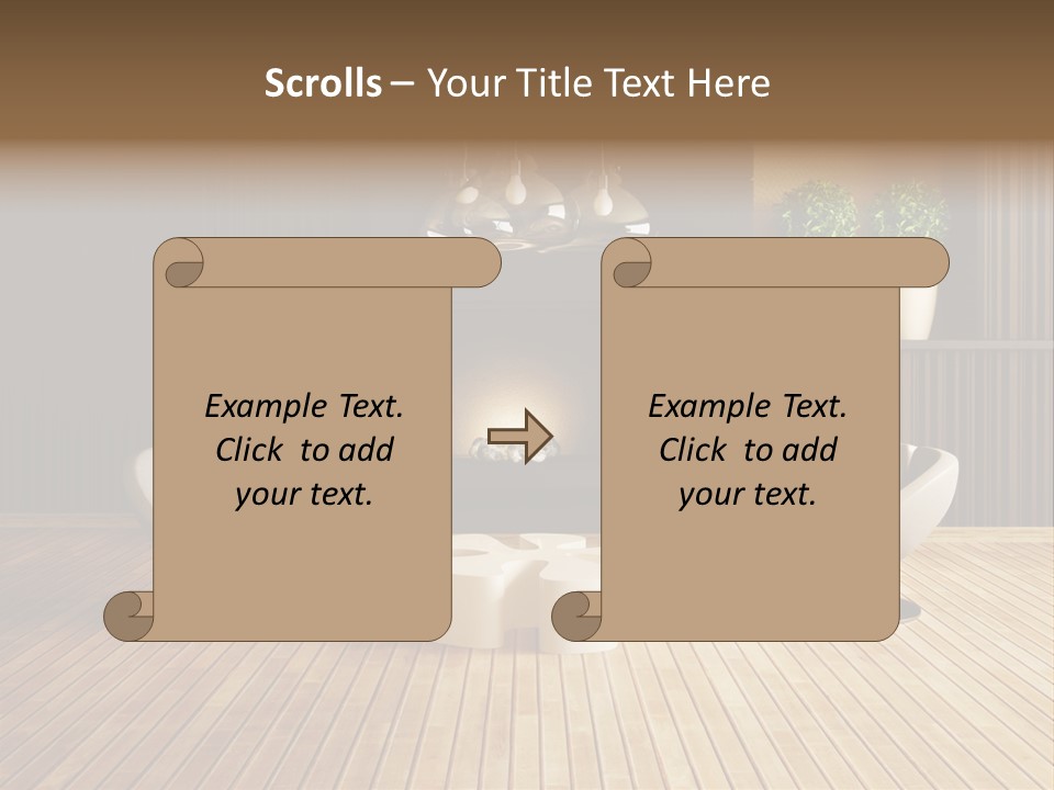 Furniture Convenience Interior PowerPoint Template