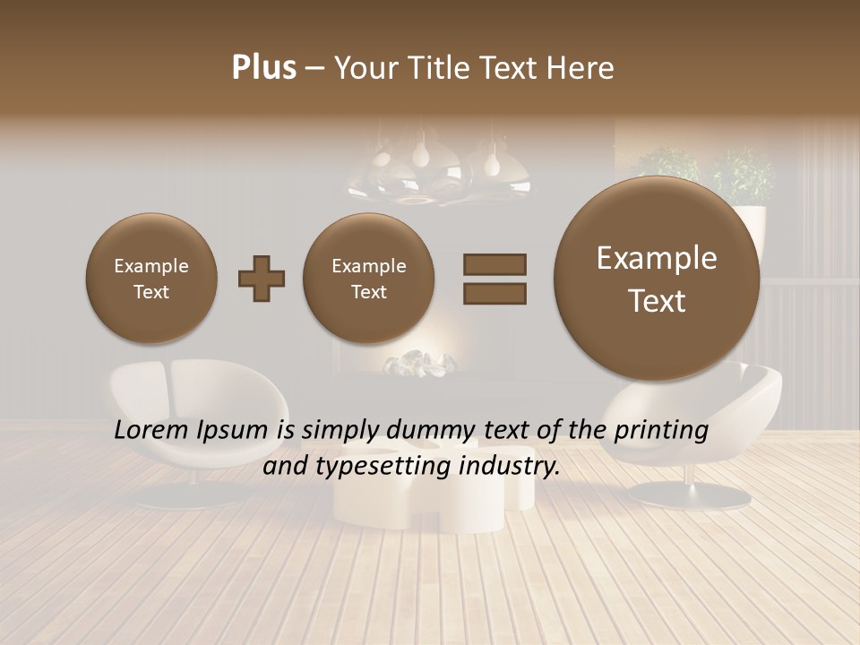 Furniture Convenience Interior PowerPoint Template
