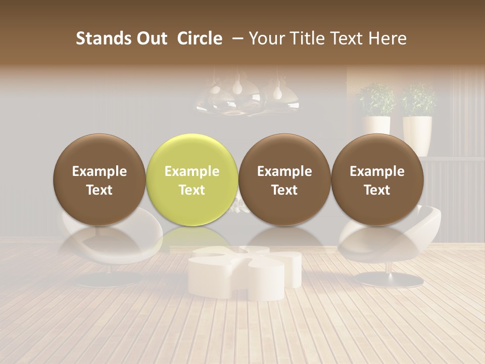 Furniture Convenience Interior PowerPoint Template