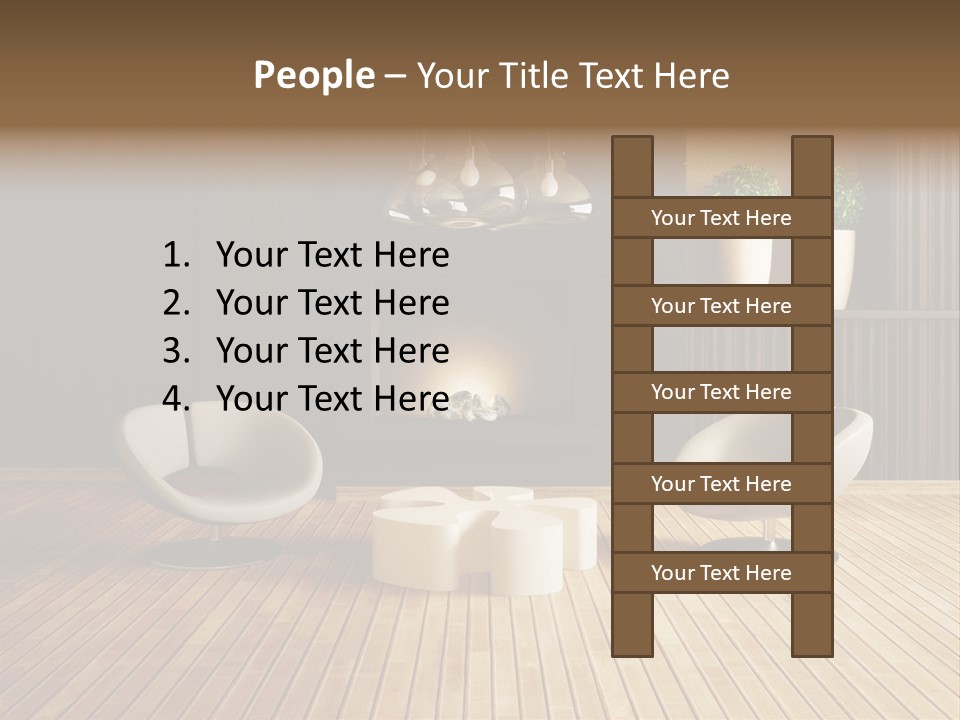 Furniture Convenience Interior PowerPoint Template