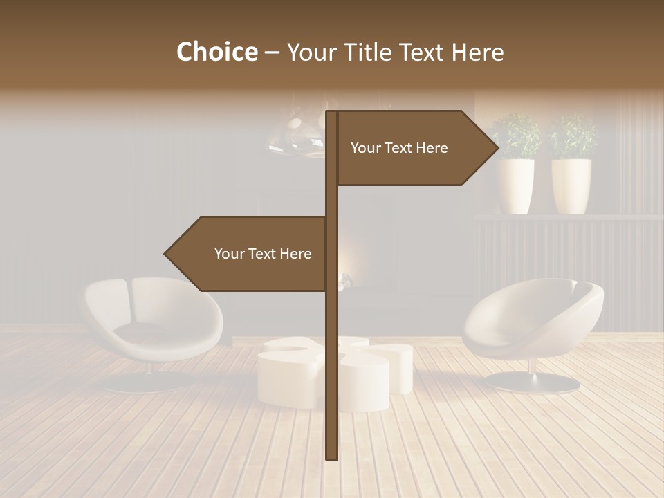 Furniture Convenience Interior PowerPoint Template