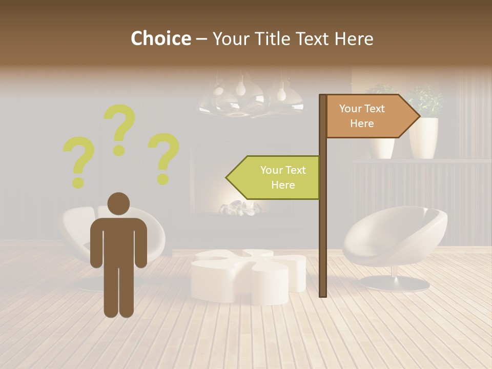 Furniture Convenience Interior PowerPoint Template