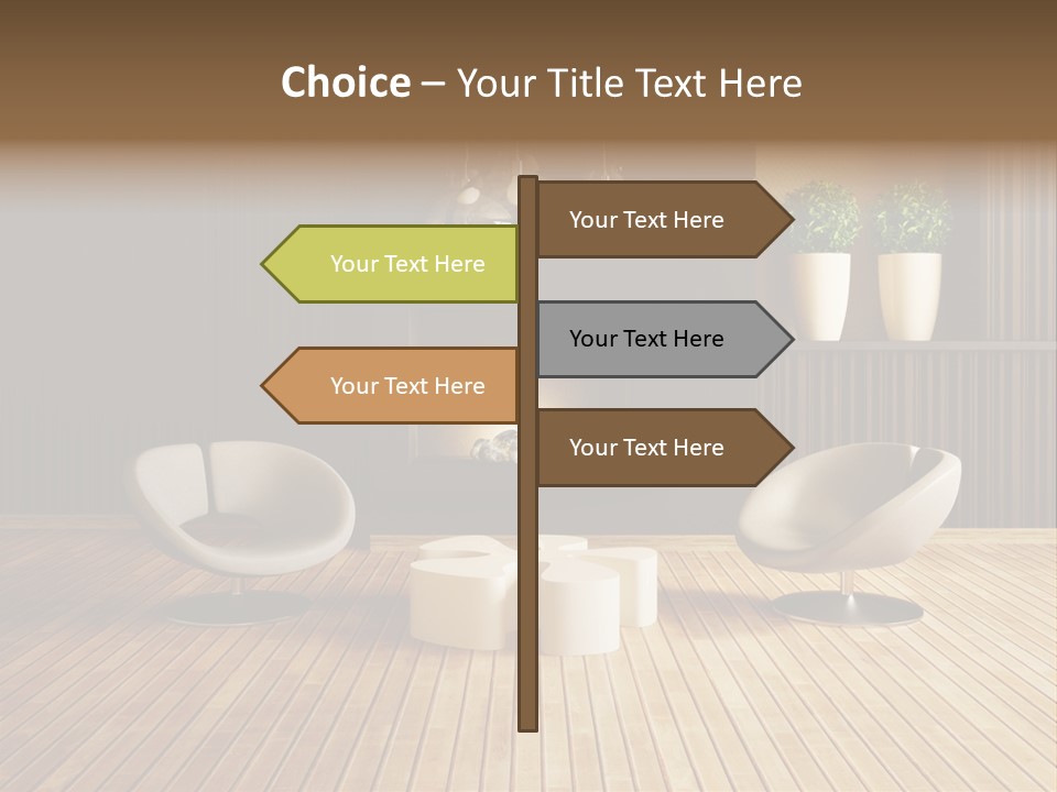Furniture Convenience Interior PowerPoint Template