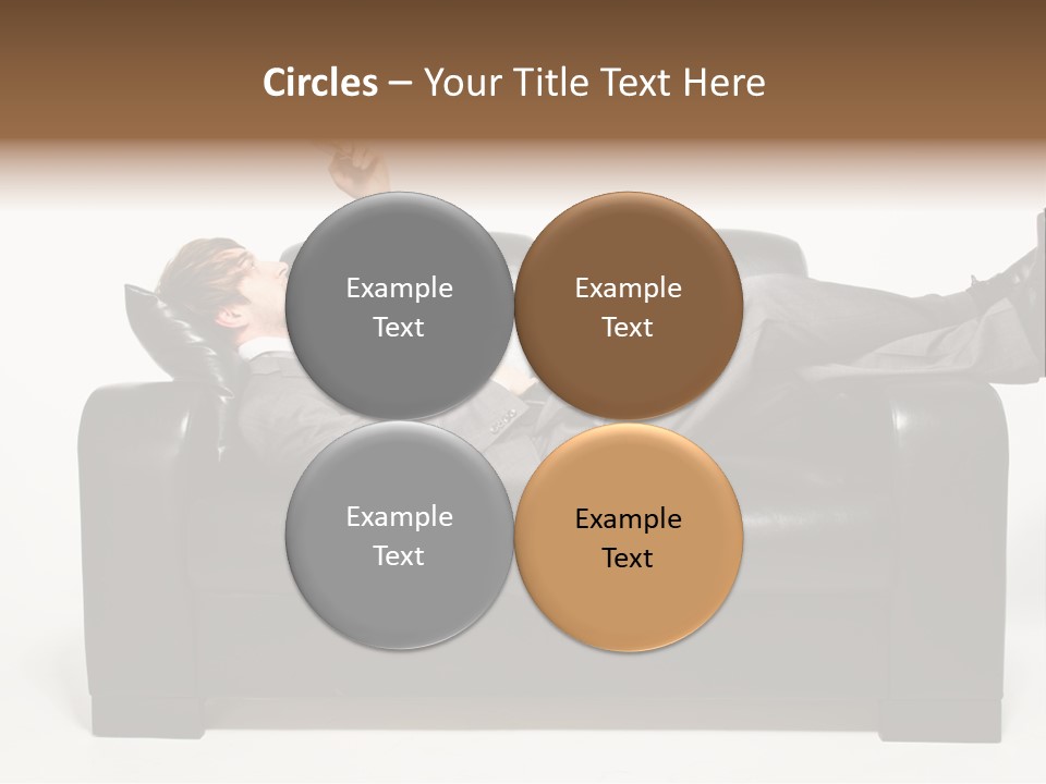 Cellphone Isolated Looking PowerPoint Template