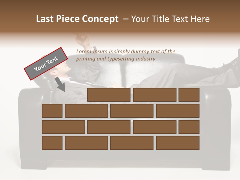 Cellphone Isolated Looking PowerPoint Template