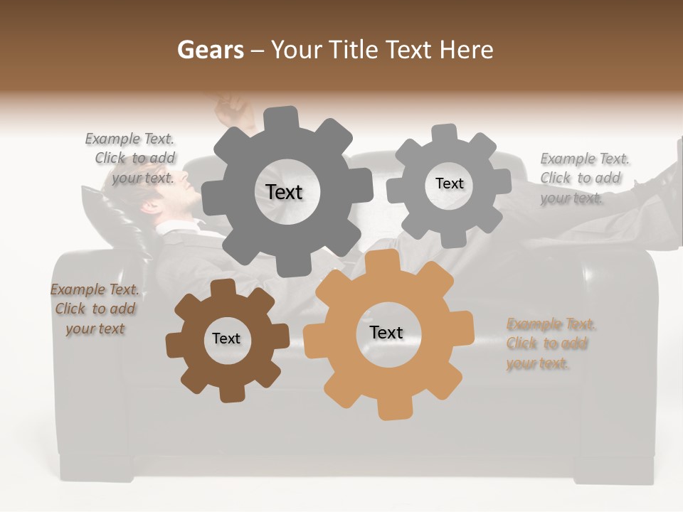 Cellphone Isolated Looking PowerPoint Template