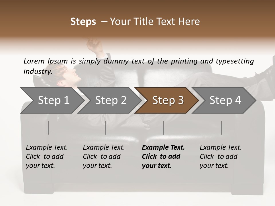 Cellphone Isolated Looking PowerPoint Template