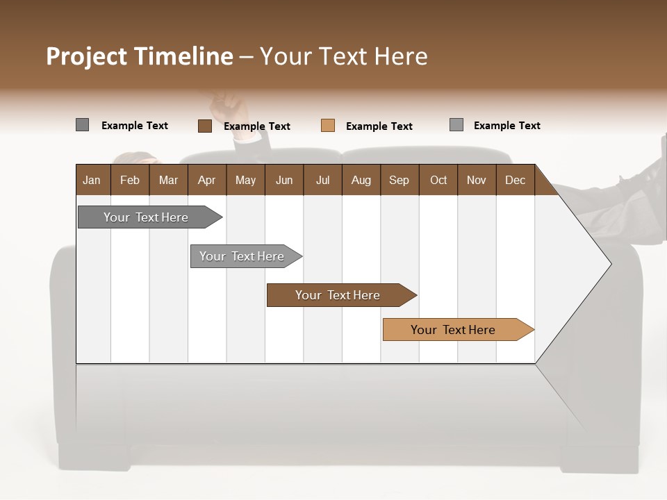 Cellphone Isolated Looking PowerPoint Template