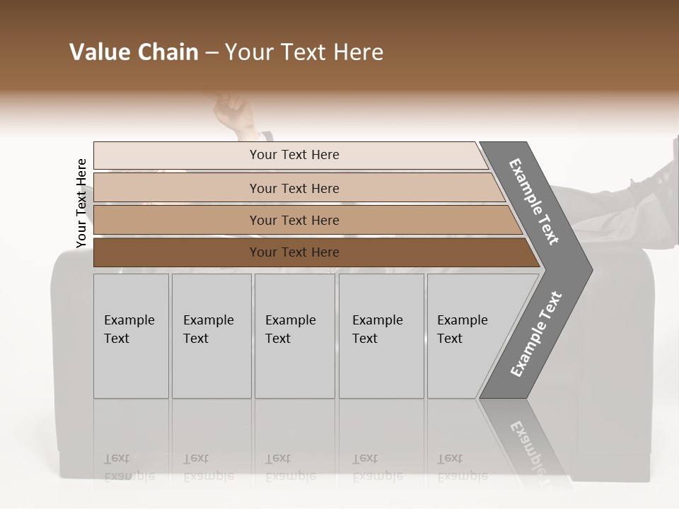 Cellphone Isolated Looking PowerPoint Template