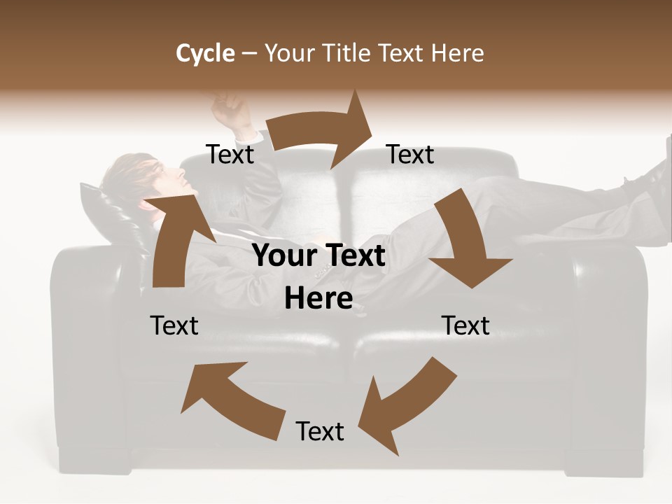 Cellphone Isolated Looking PowerPoint Template