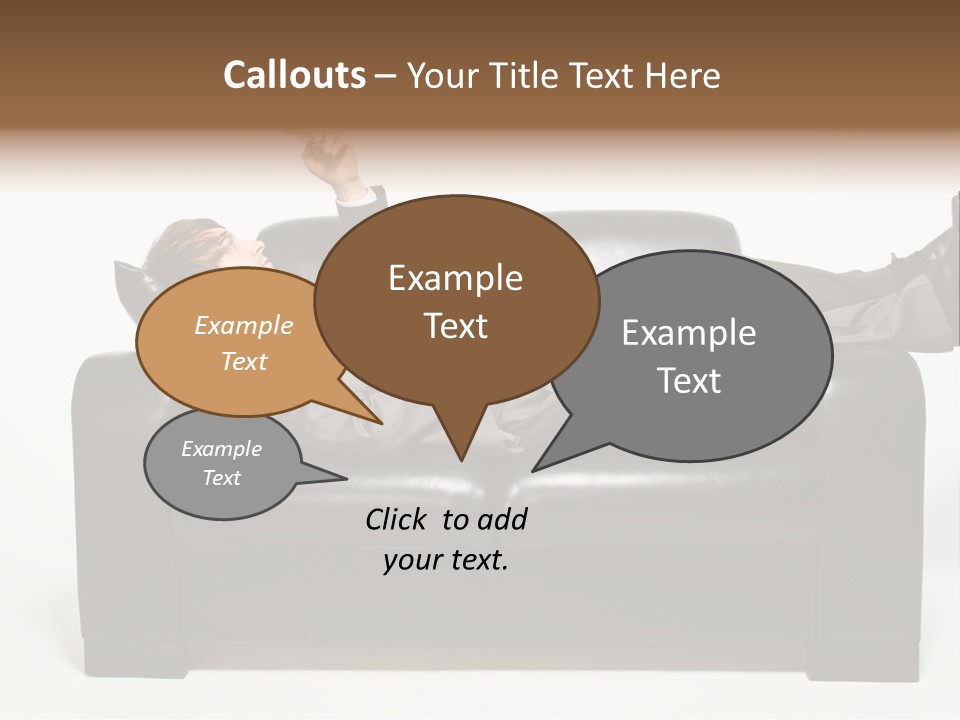 Cellphone Isolated Looking PowerPoint Template