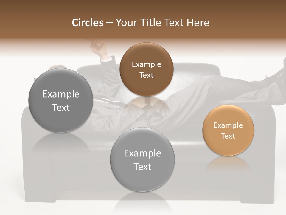 Cellphone Isolated Looking PowerPoint Template