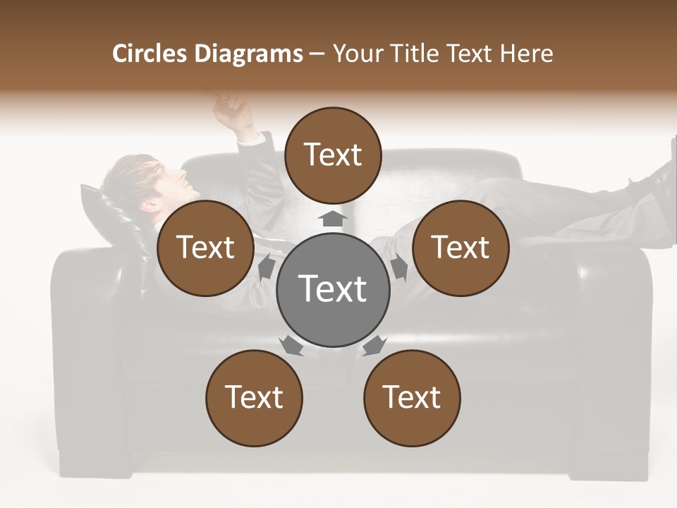 Cellphone Isolated Looking PowerPoint Template