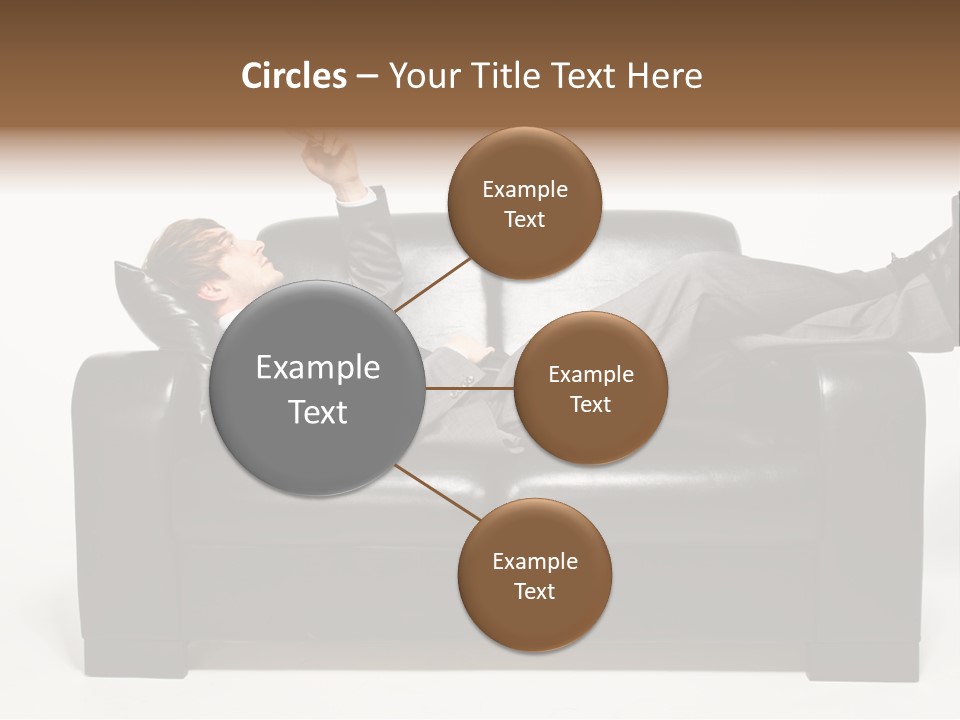 Cellphone Isolated Looking PowerPoint Template
