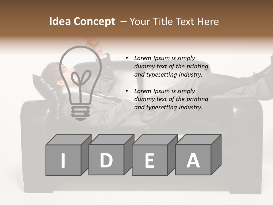 Cellphone Isolated Looking PowerPoint Template