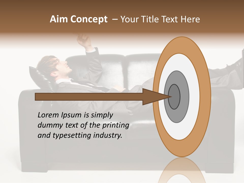 Cellphone Isolated Looking PowerPoint Template