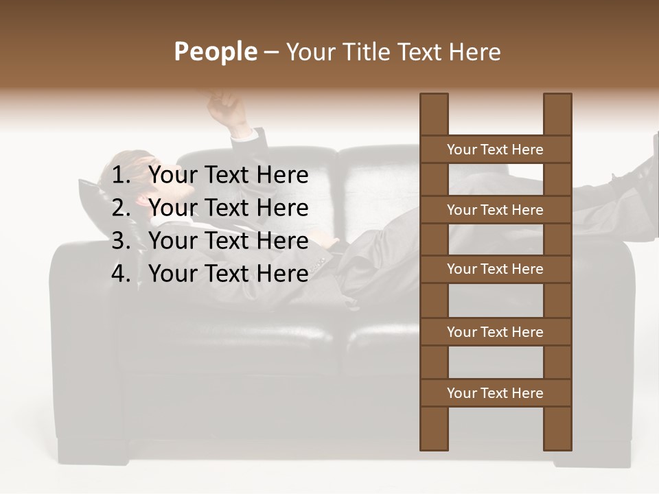 Cellphone Isolated Looking PowerPoint Template