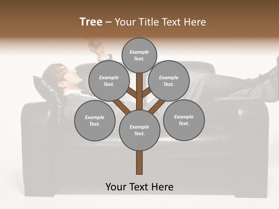 Cellphone Isolated Looking PowerPoint Template