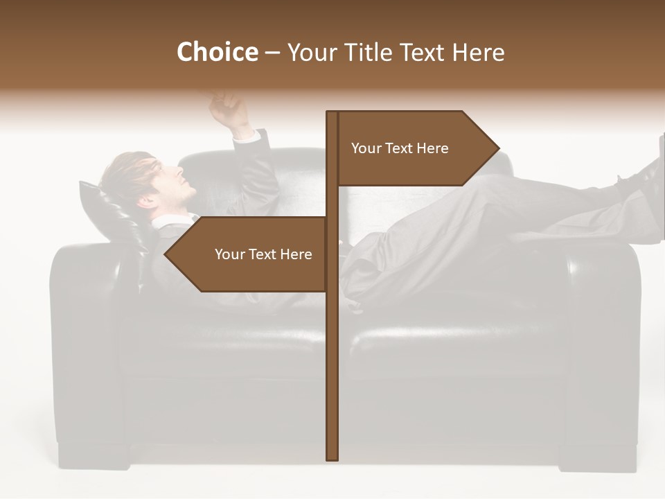 Cellphone Isolated Looking PowerPoint Template
