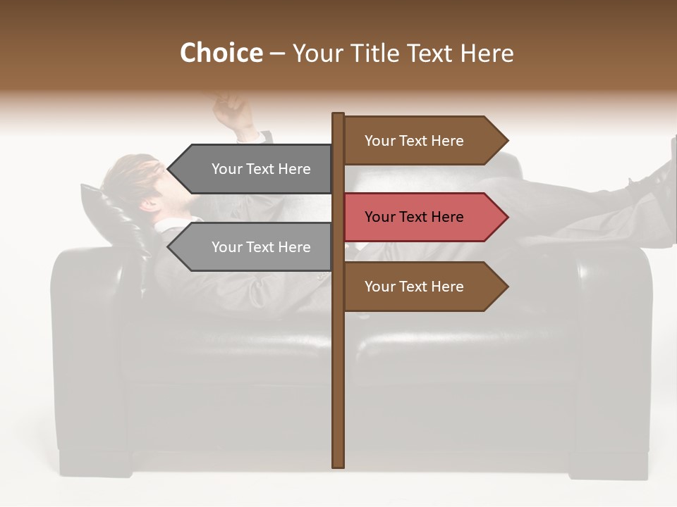 Cellphone Isolated Looking PowerPoint Template