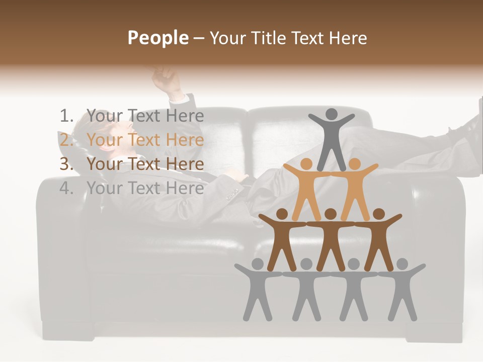Cellphone Isolated Looking PowerPoint Template