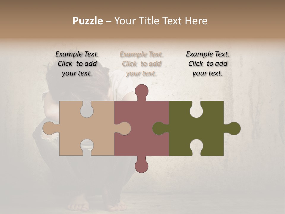 Head Youth Kid PowerPoint Template