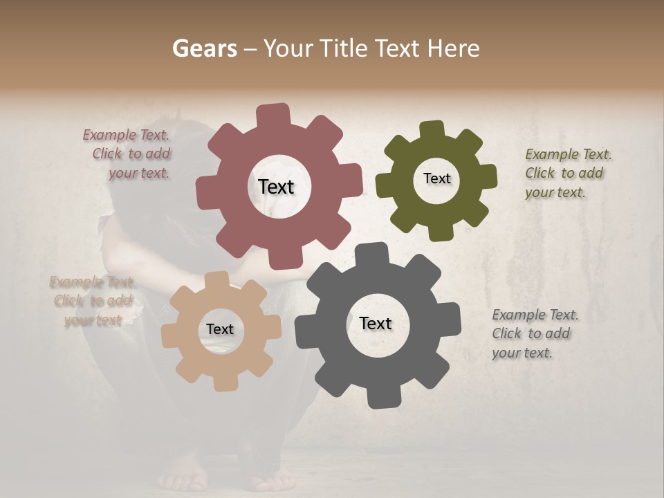 Head Youth Kid PowerPoint Template