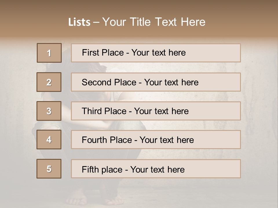 Head Youth Kid PowerPoint Template