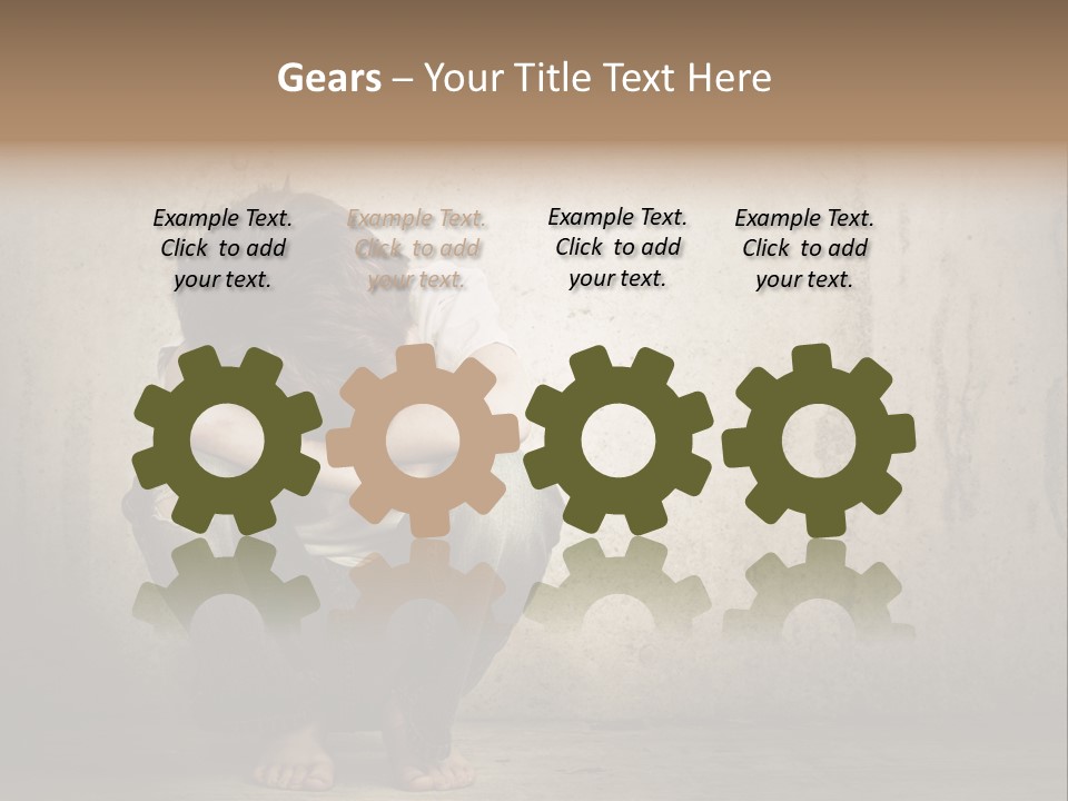 Head Youth Kid PowerPoint Template