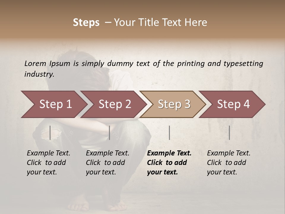 Head Youth Kid PowerPoint Template