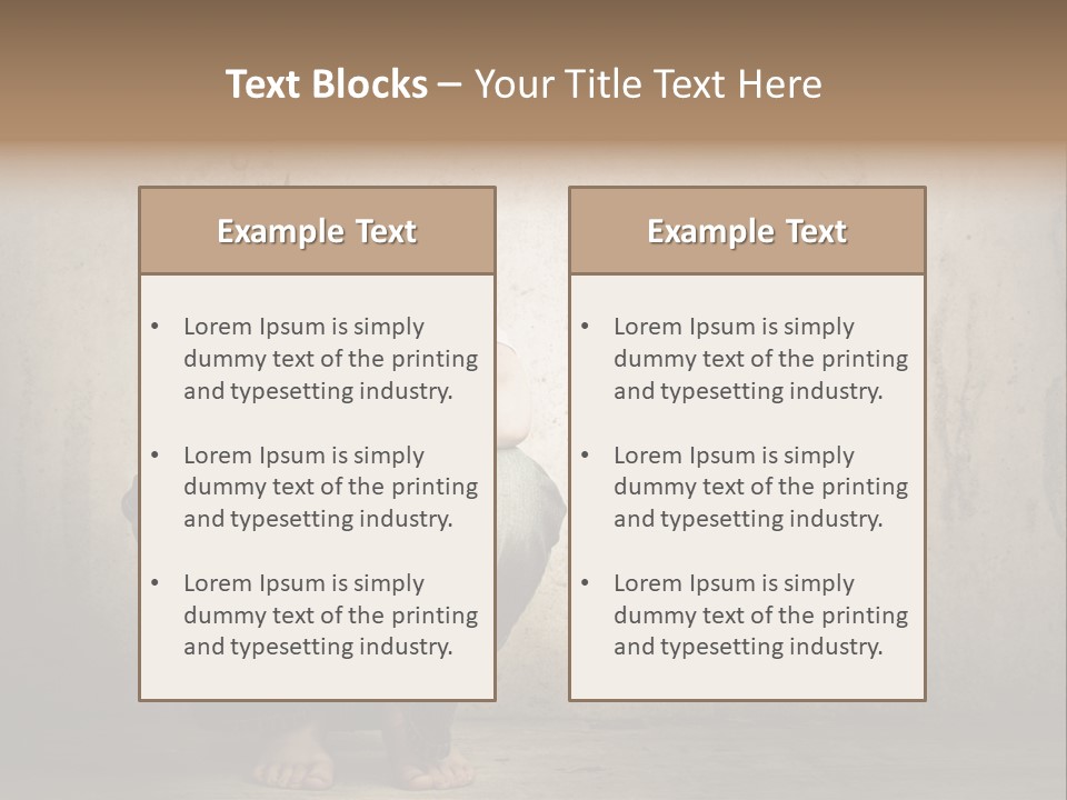 Head Youth Kid PowerPoint Template