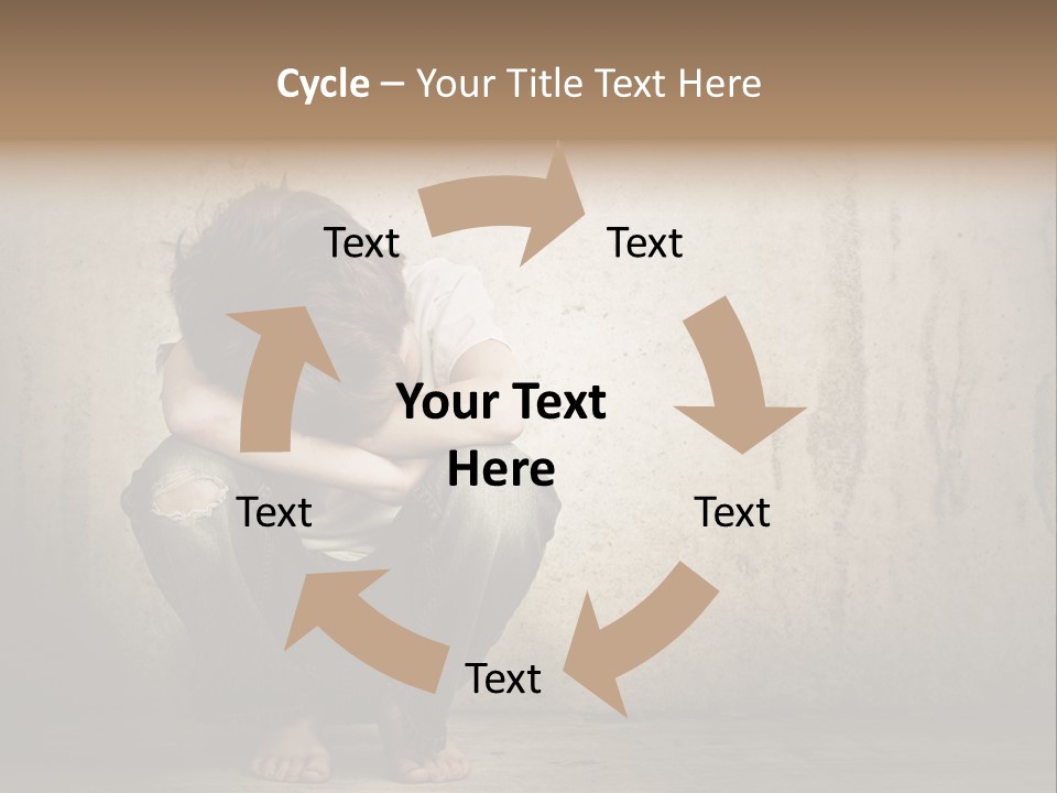 Head Youth Kid PowerPoint Template