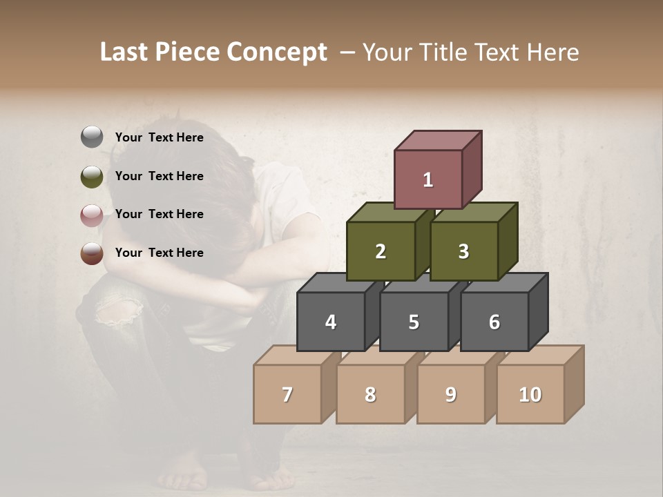 Head Youth Kid PowerPoint Template