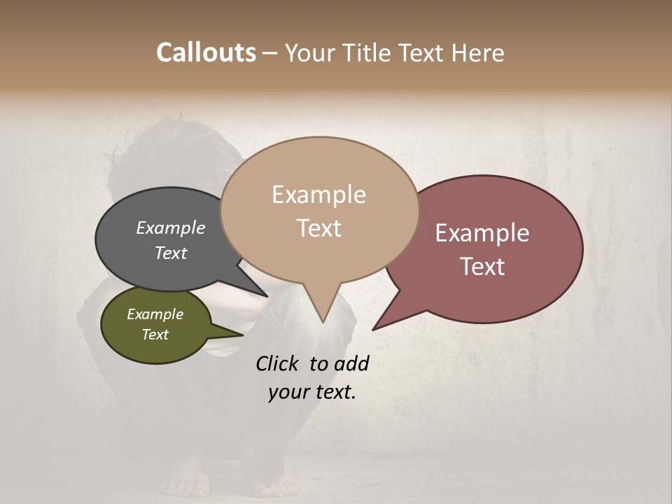 Head Youth Kid PowerPoint Template