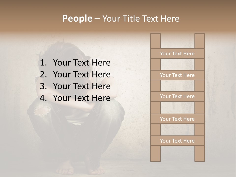 Head Youth Kid PowerPoint Template