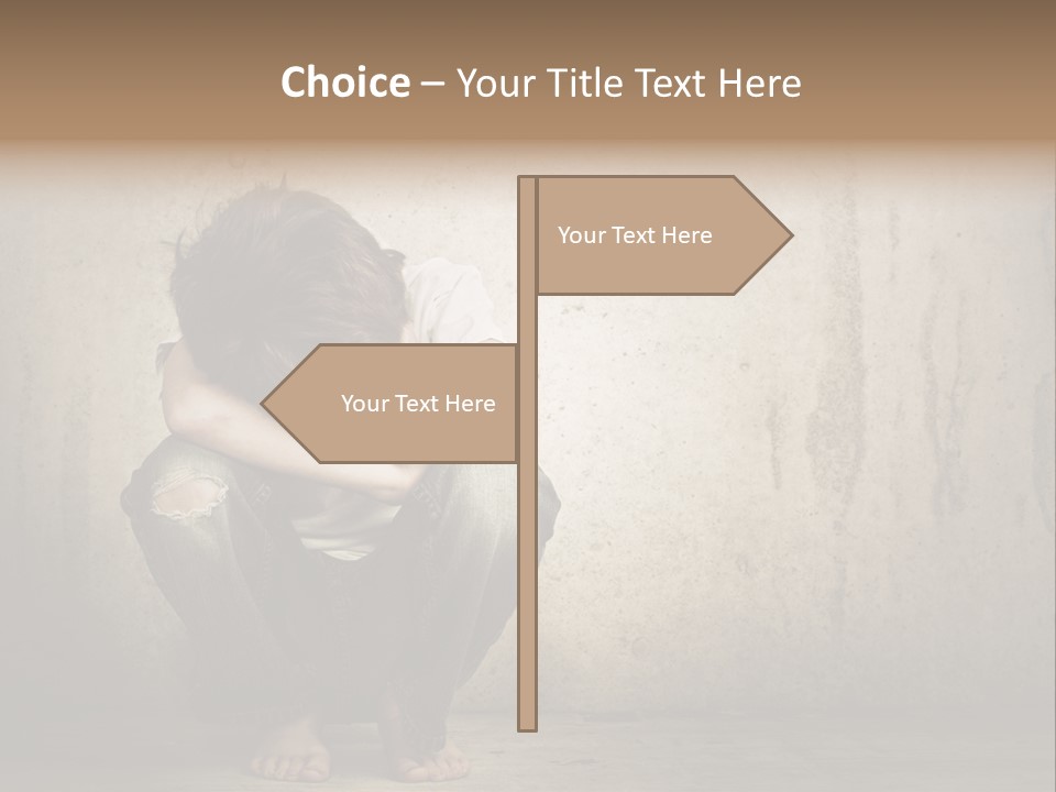 Head Youth Kid PowerPoint Template