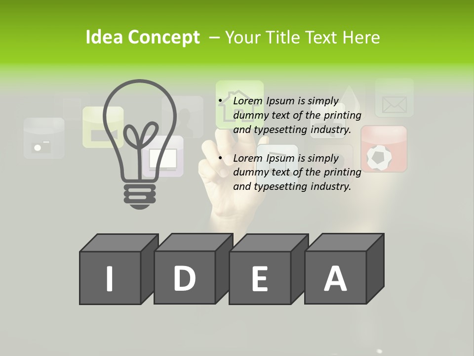 Software Connectivity Interface PowerPoint Template