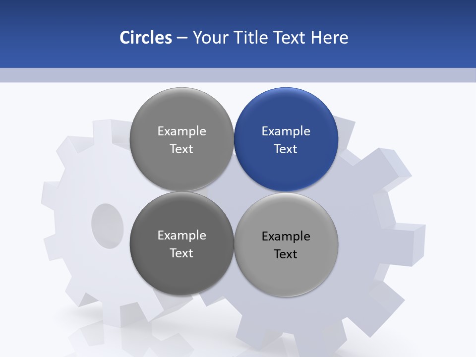 Abstraction Computer Generated Teamwork PowerPoint Template
