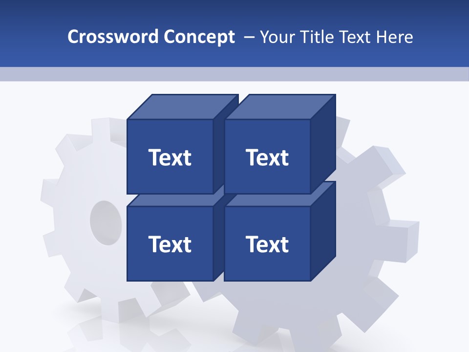 Abstraction Computer Generated Teamwork PowerPoint Template