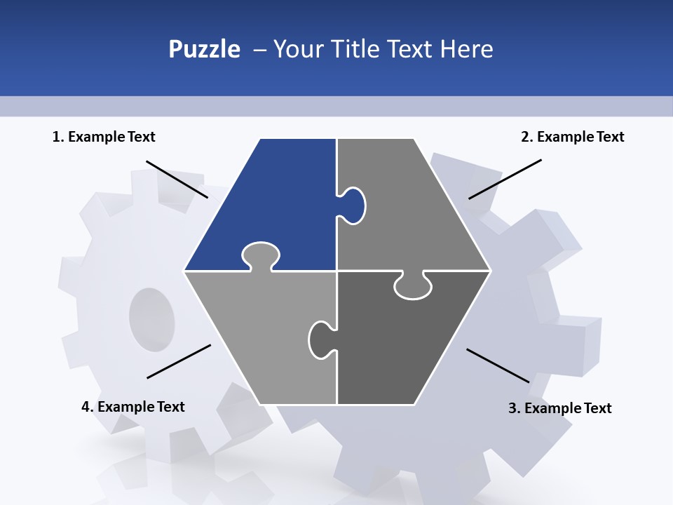 Abstraction Computer Generated Teamwork PowerPoint Template