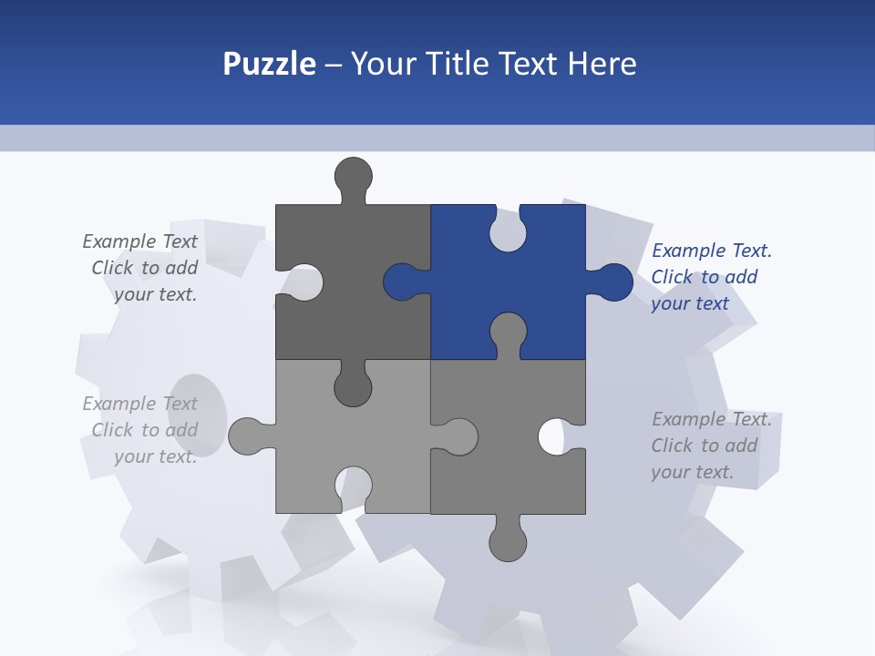 Abstraction Computer Generated Teamwork PowerPoint Template