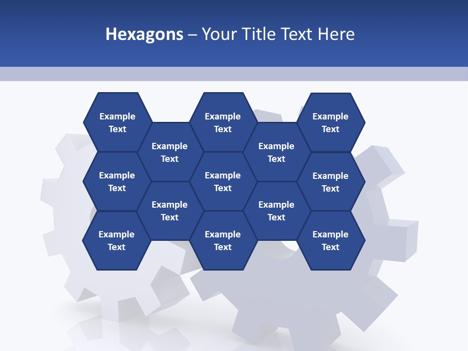 Abstraction Computer Generated Teamwork PowerPoint Template