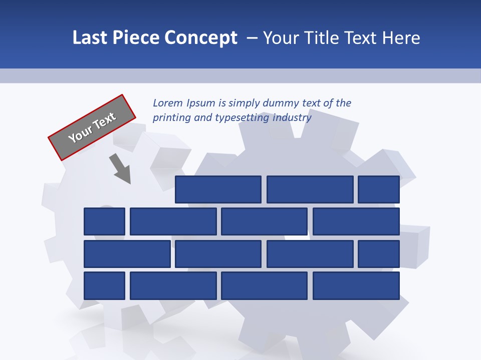 Abstraction Computer Generated Teamwork PowerPoint Template