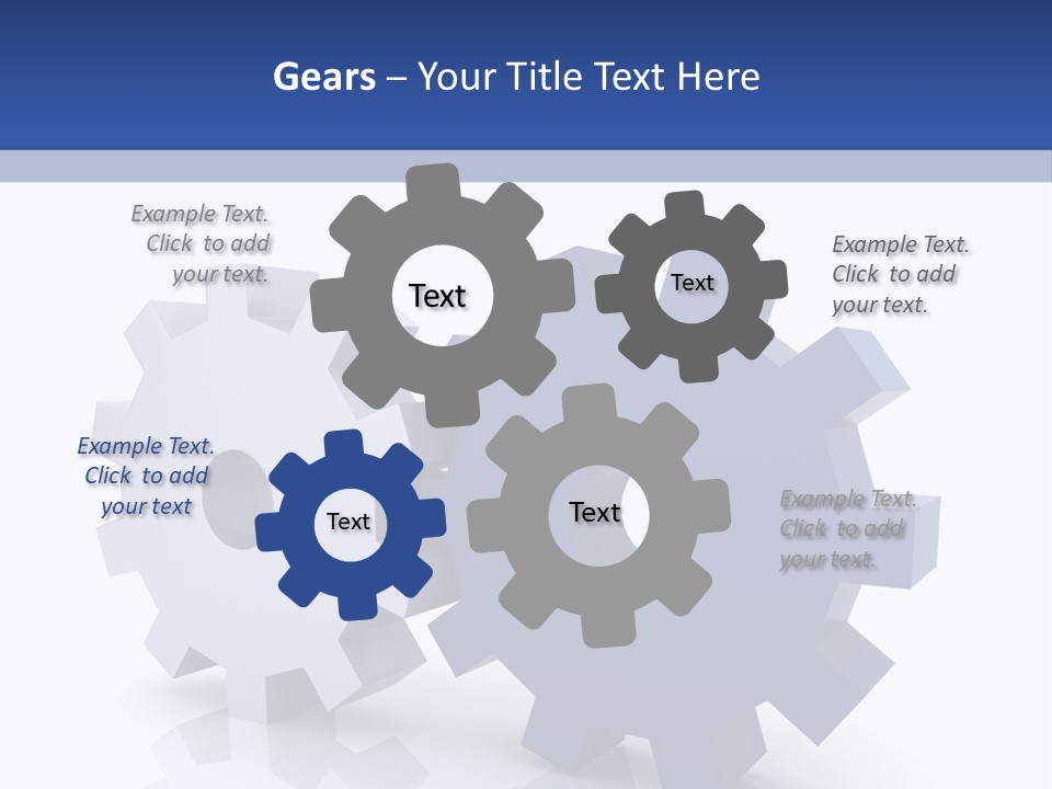 Abstraction Computer Generated Teamwork PowerPoint Template