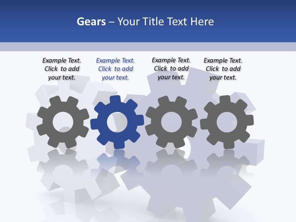 Abstraction Computer Generated Teamwork PowerPoint Template