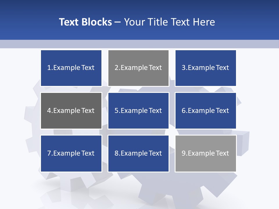 Abstraction Computer Generated Teamwork PowerPoint Template