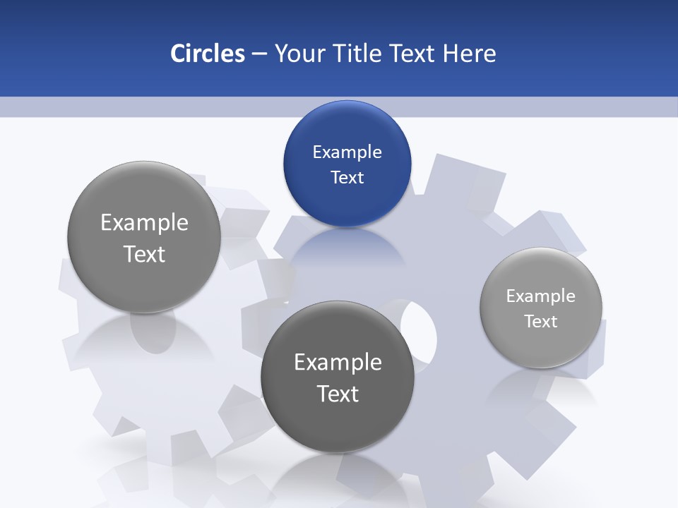 Abstraction Computer Generated Teamwork PowerPoint Template