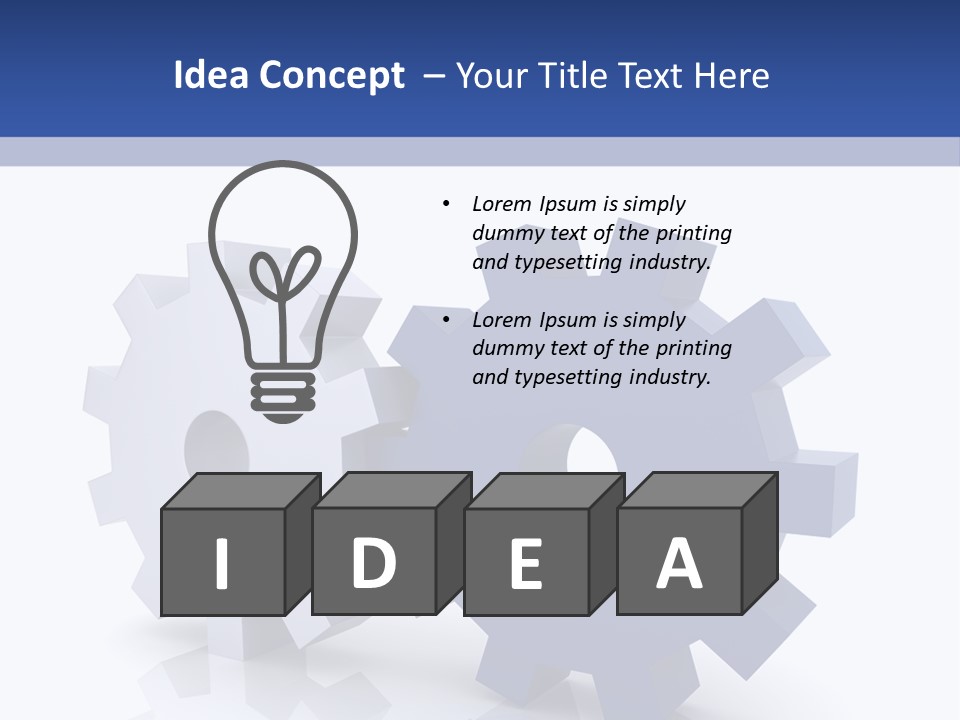 Abstraction Computer Generated Teamwork PowerPoint Template
