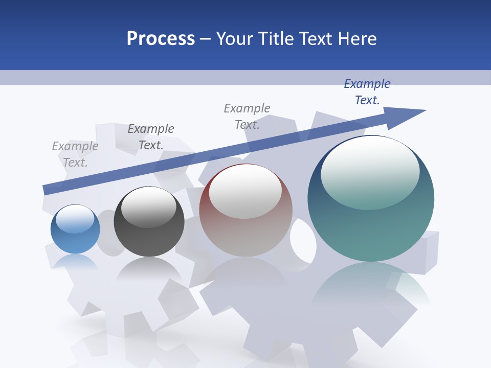Abstraction Computer Generated Teamwork PowerPoint Template