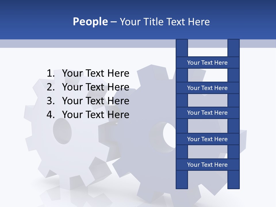 Abstraction Computer Generated Teamwork PowerPoint Template